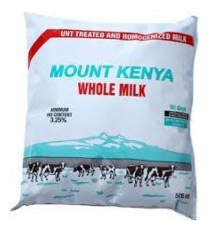 Mount Kenya Whole Milk 500ml