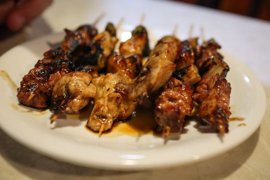 Yakitori with teriyaki sauce