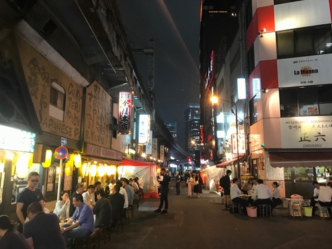 Yurakucho's water holes