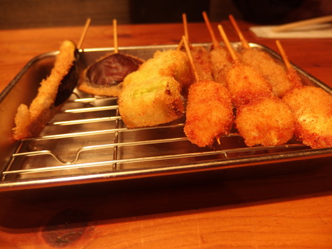 Kushiage sticks