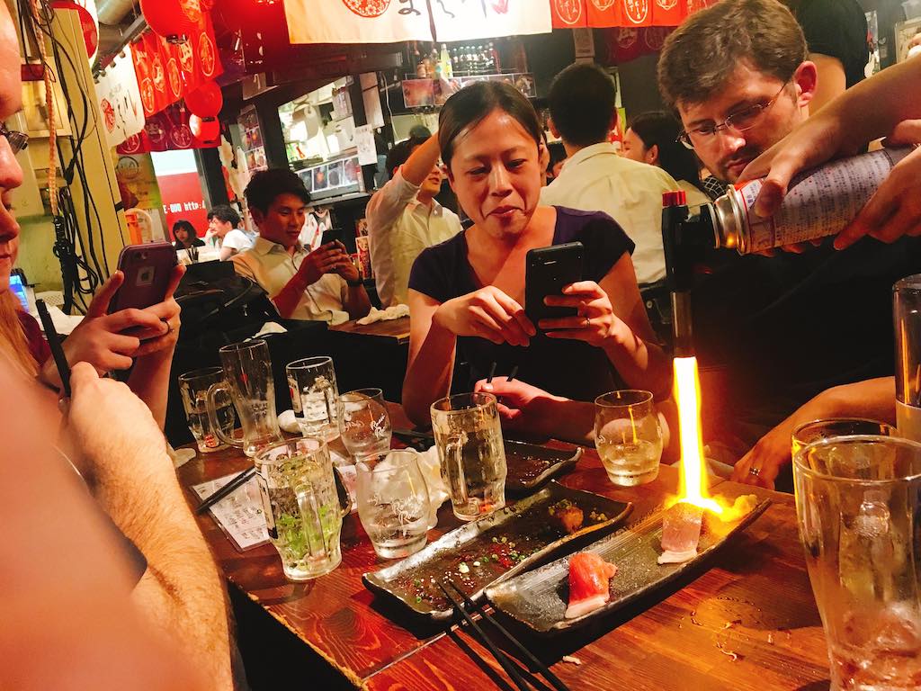 bar-hopping-in-shibuya-tokyo-cooking-niku-sushi