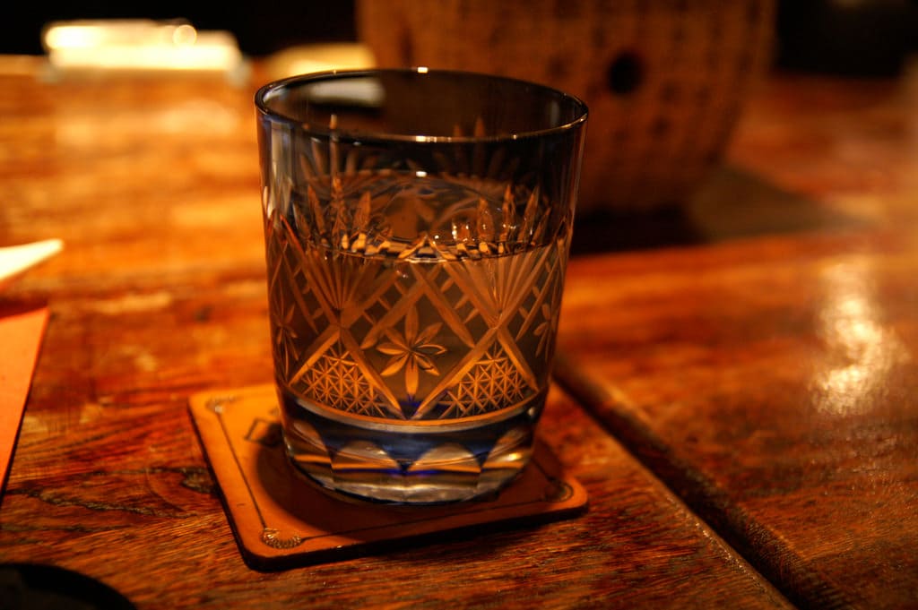 (Shochu is Japanese liquor with strong alcohol and a refreshing taste.