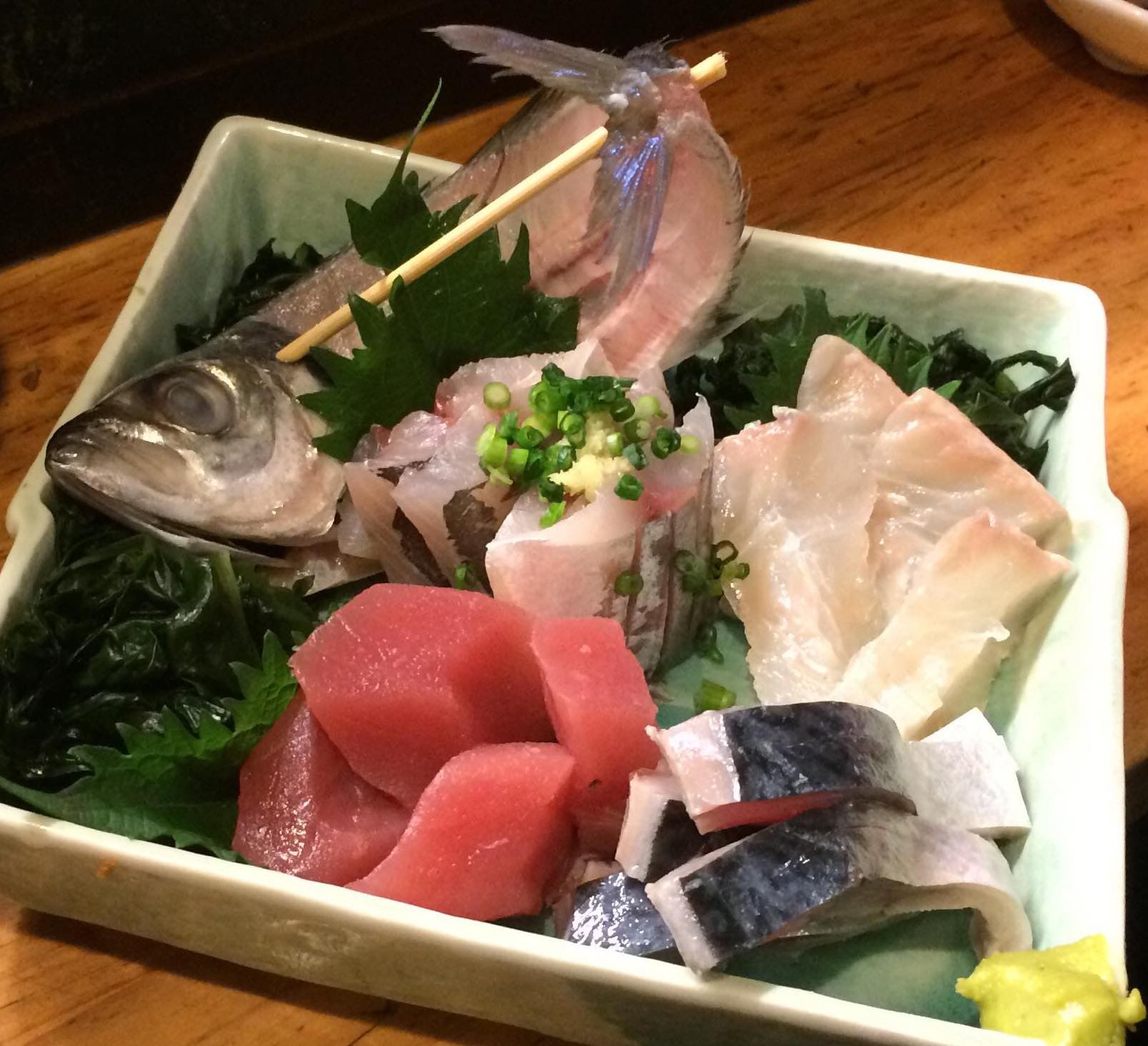 assorted sashimi. The locals love the assorted beautiful seasonal sashimi.