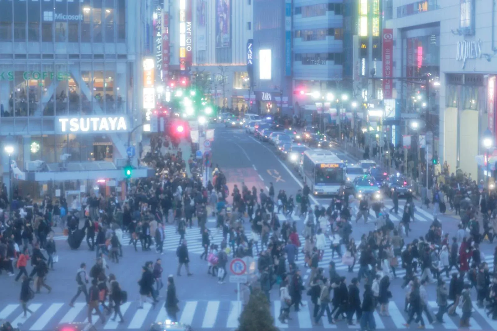 Shibuya Guide Scramble Crossing