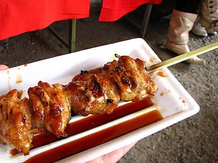 Yakitori at a festival