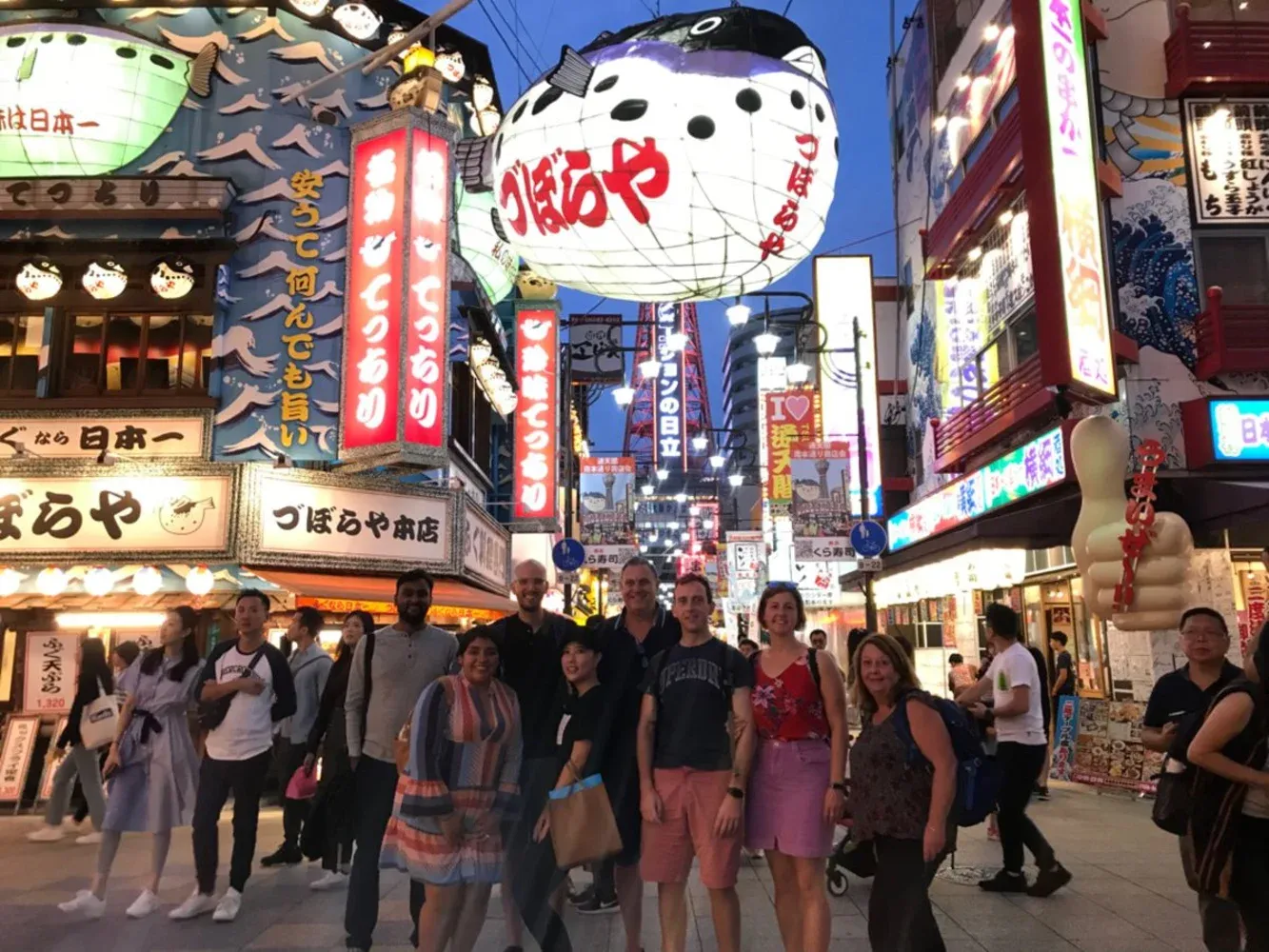 Osaka Local Foodie Tour in Dotonbori and Shinsekai