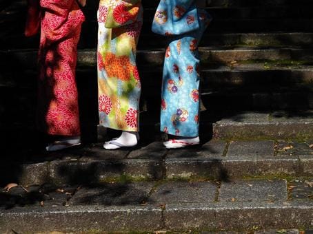 Kimono in Kyoto