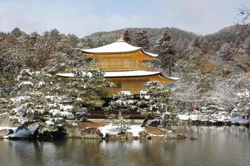 Kinkakuji in Winter