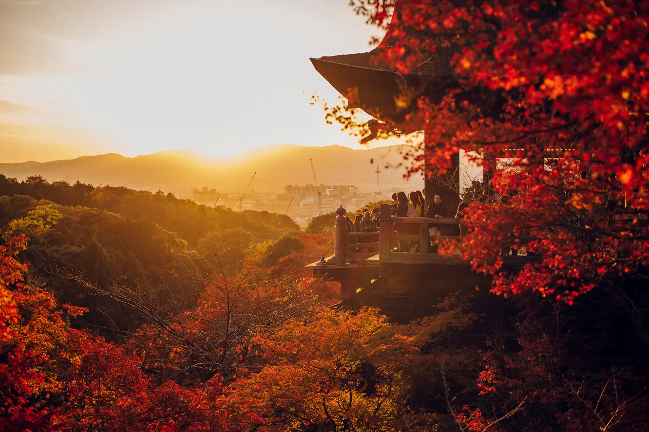 Autumn Kiyomizu Stage