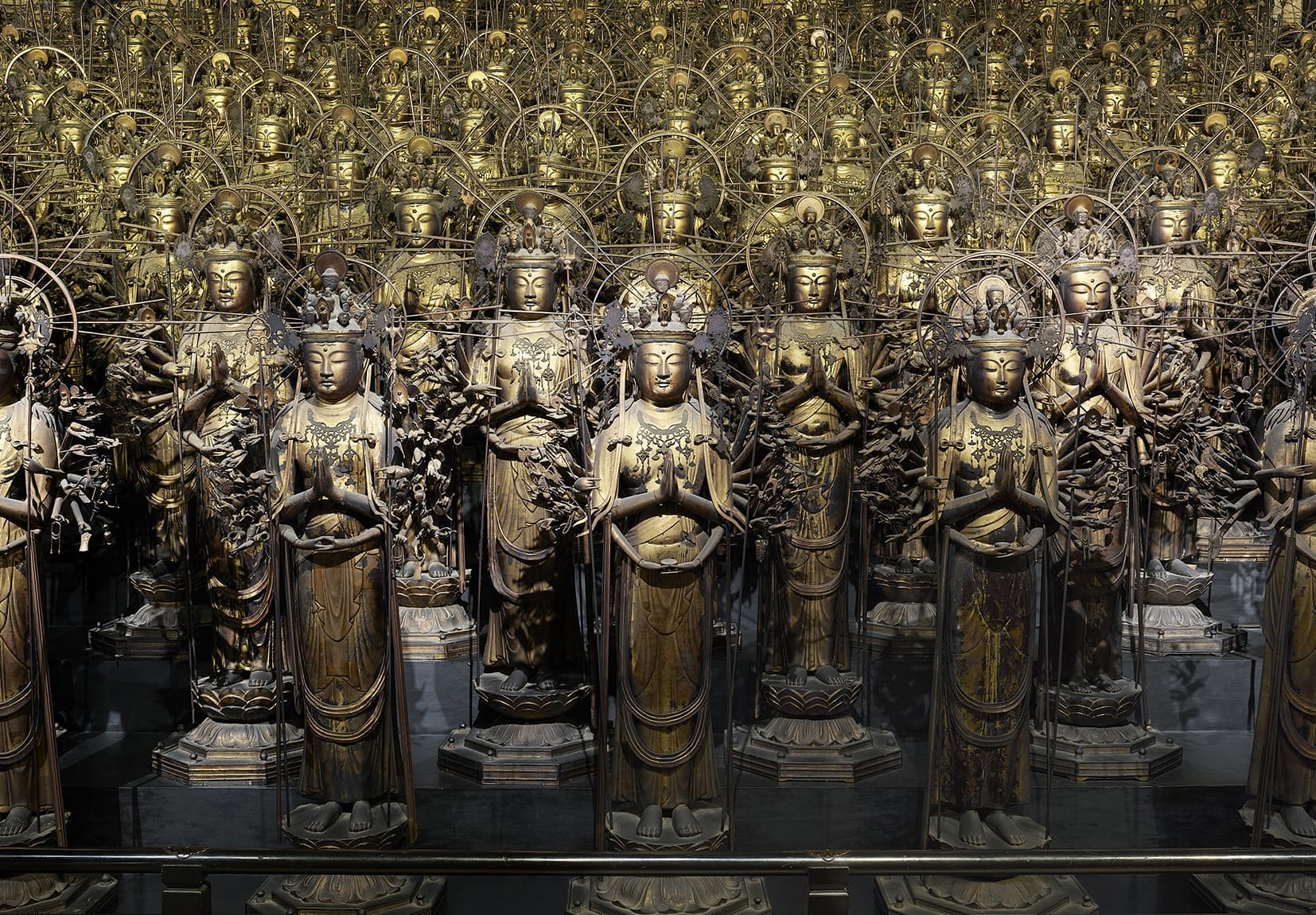 Thousand-Armed Kannon Statues