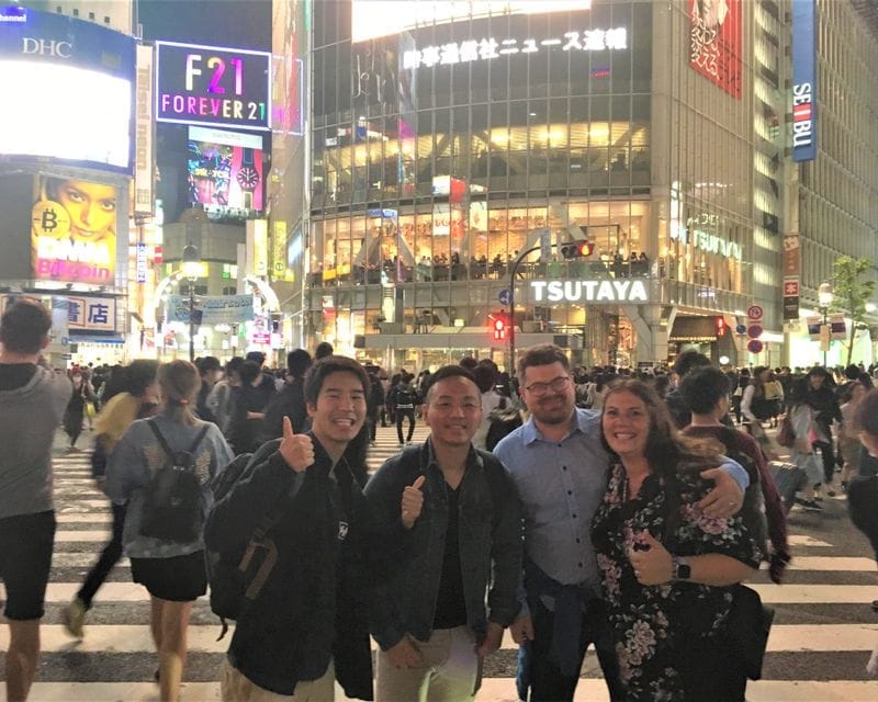 Shibuya's Iconic Scramble Crossing