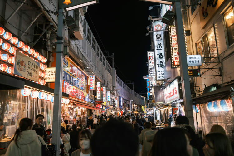 Ueno bar hopping