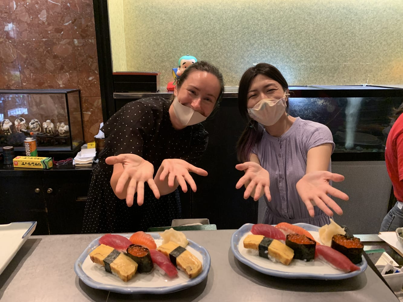 Sushi-making class taught by a professional master sushi chef and  sake-tasting tour