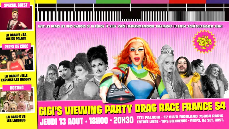 Gigi’s Viewing Party - Drag Race France Saison 4! - Ep 06!