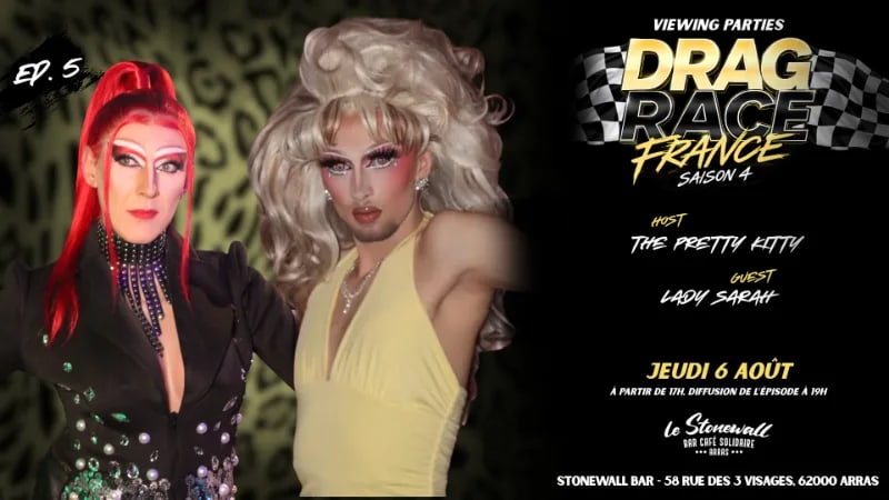 Viewing Party Drag Race France 4 • Ep 5
