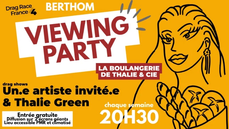 Viewing Party Drag Race France 4 - épisode 7