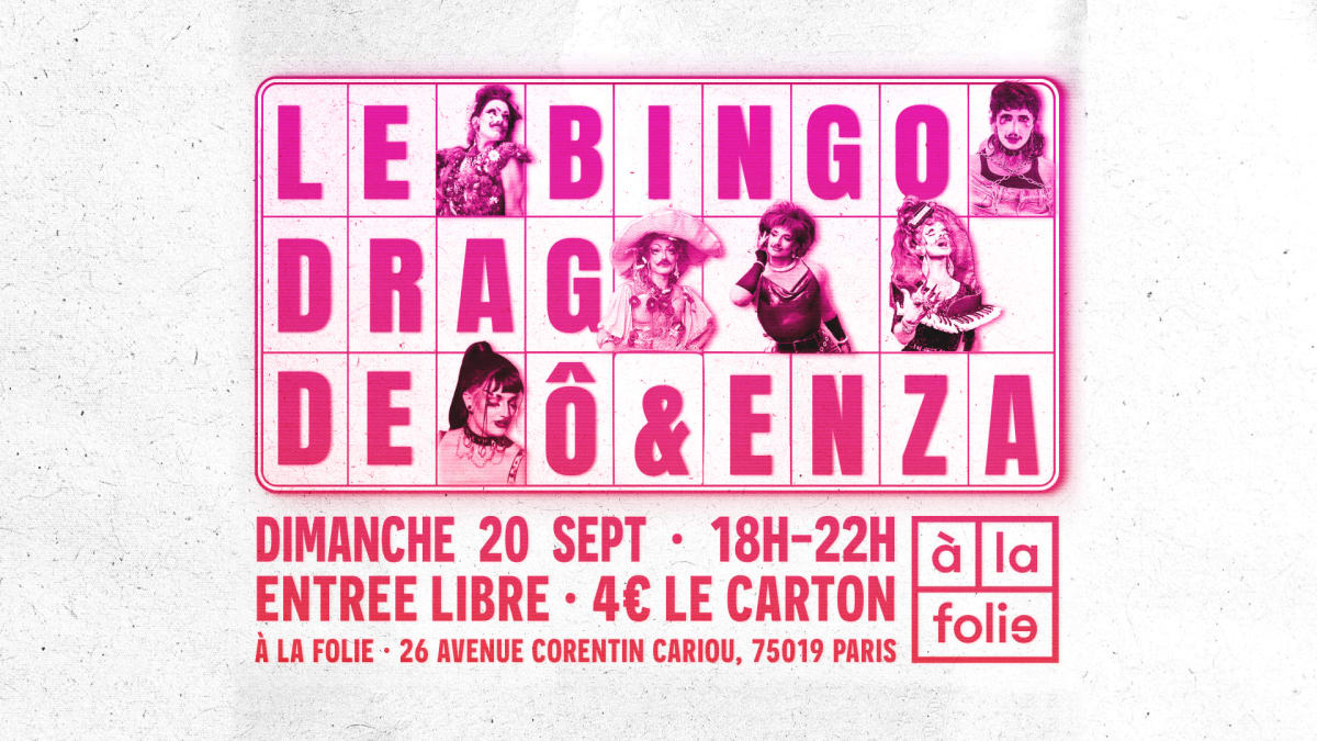 Bingo Drag De Gigi À La Folie! Avec Ô & Enza