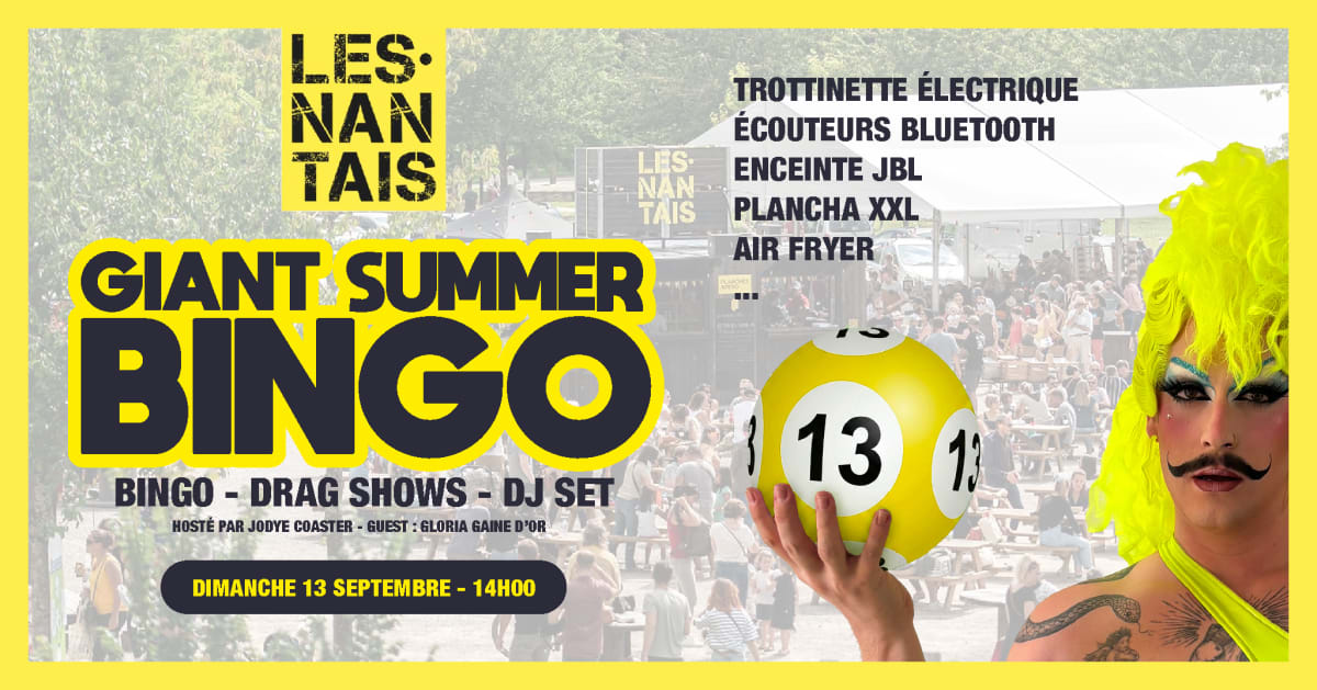 GIANT SUMMER BINGO