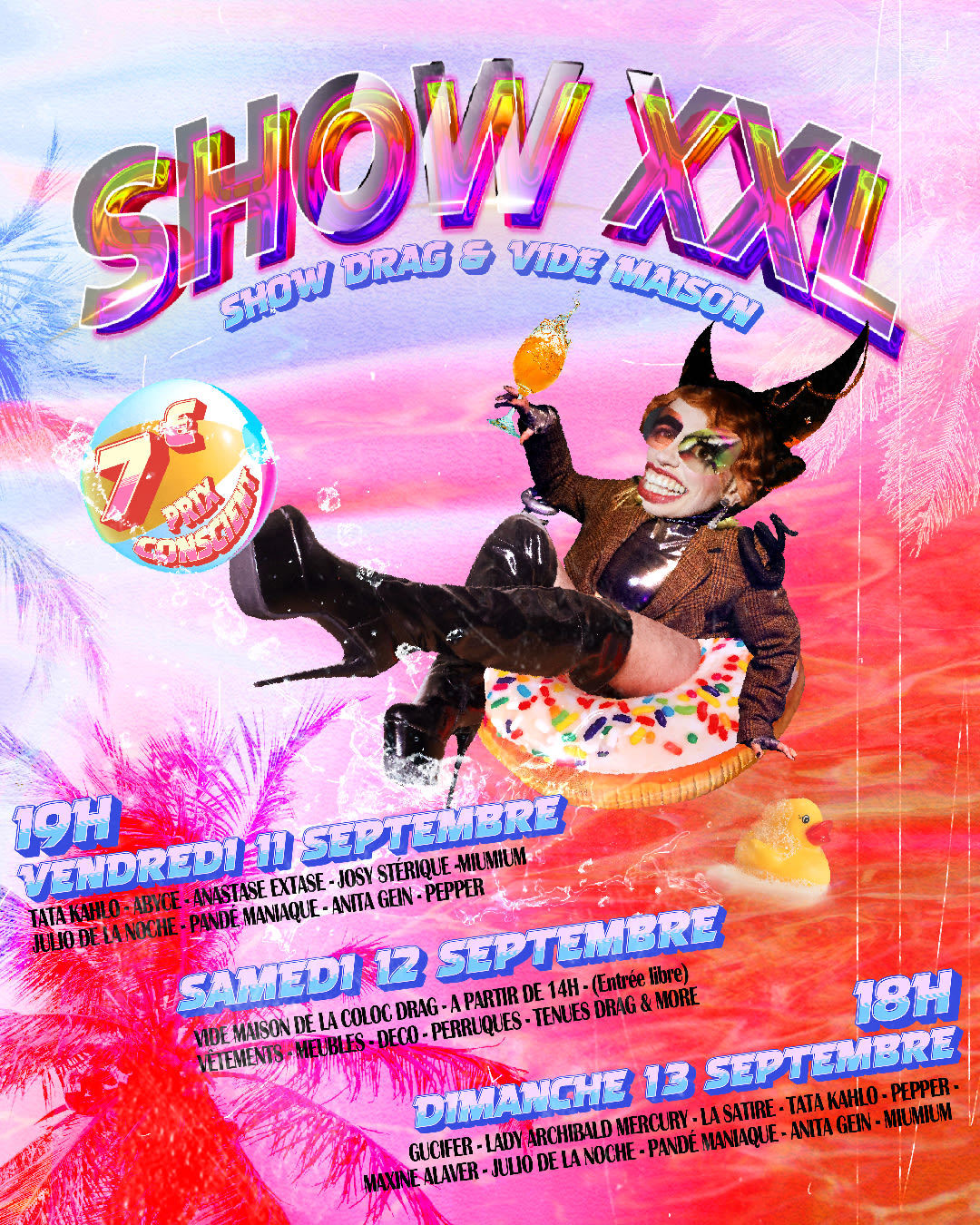SHOW XXL de rentrée de La Coloc Drag