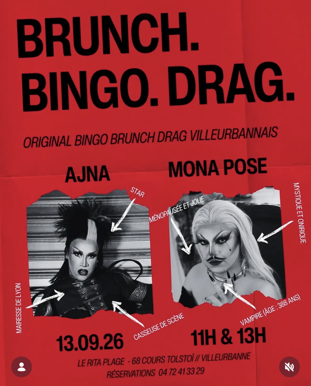 BRUNCH BINGO DRAG