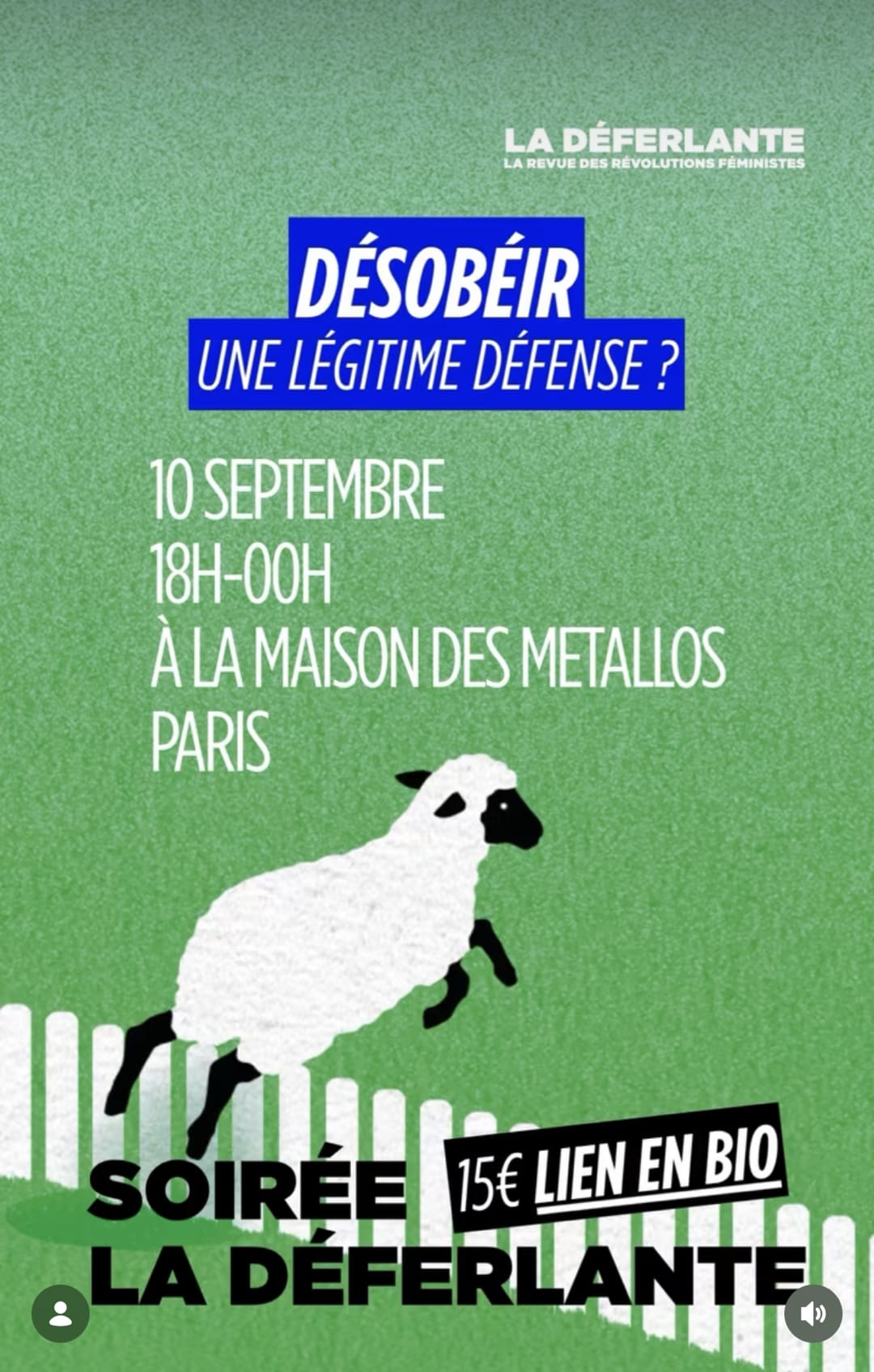 DÉSOBÉIR, UNE LEGITIME DEFENSE ?