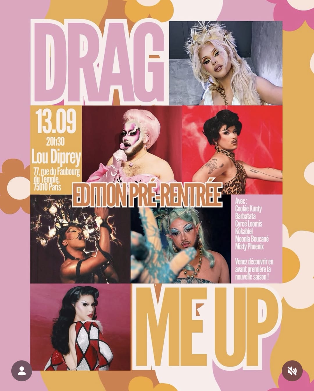 DRAG ME UP édition PRÉ-RENTRÉE