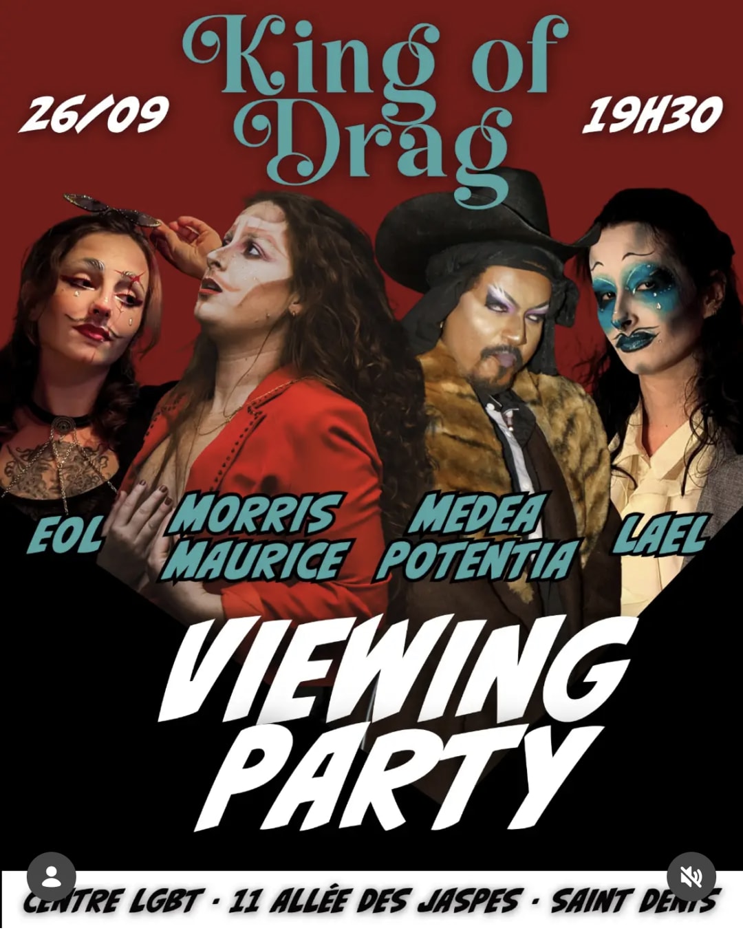 KING OF DRAG VIEWING PARTY