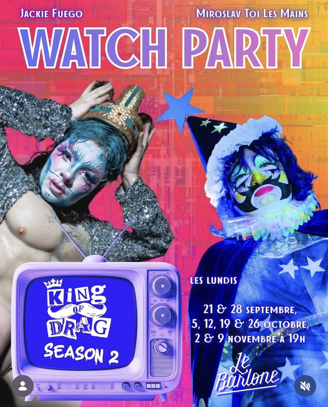 WATCH PARTY KING OF DRAG S2