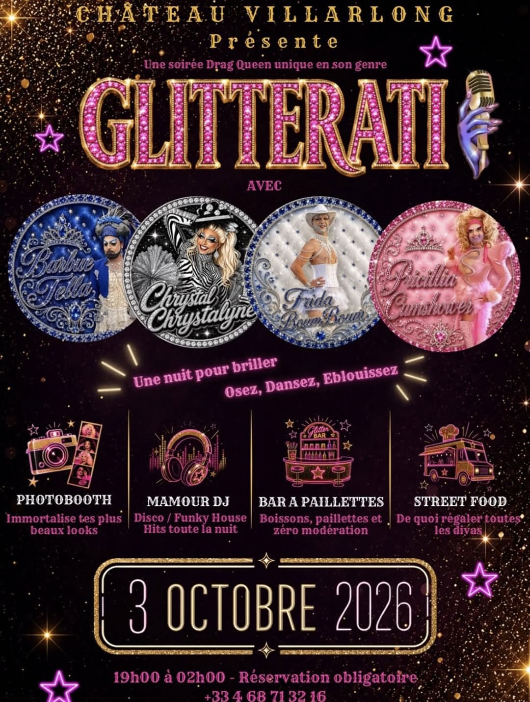 CHÂTEAU GLITTERATI DRAG PARTY