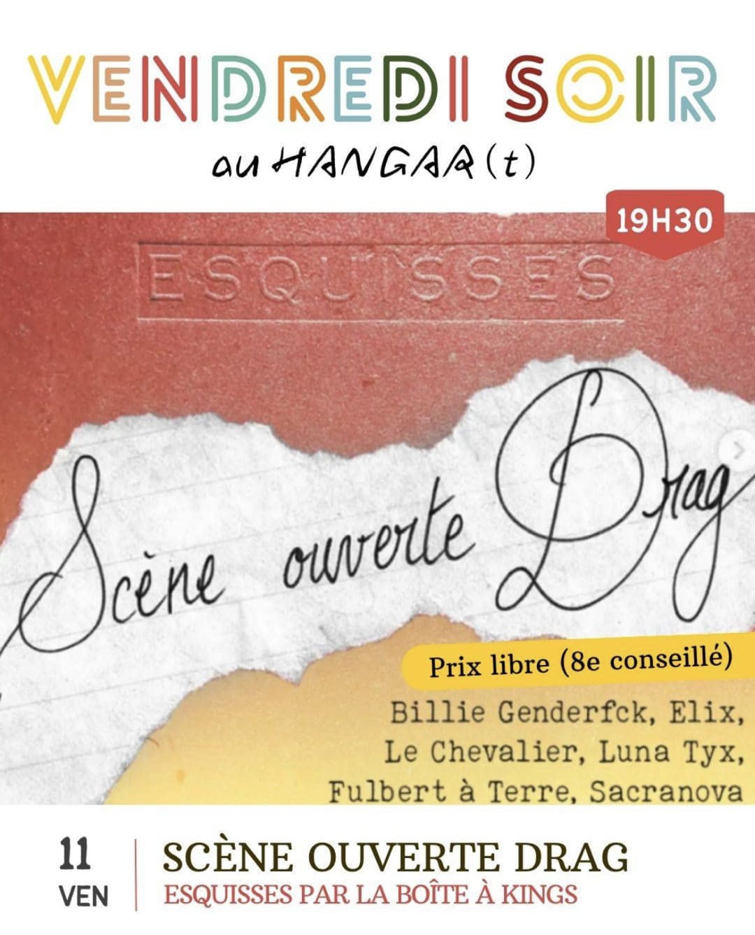 SCÈNE OUVERTE DRAG