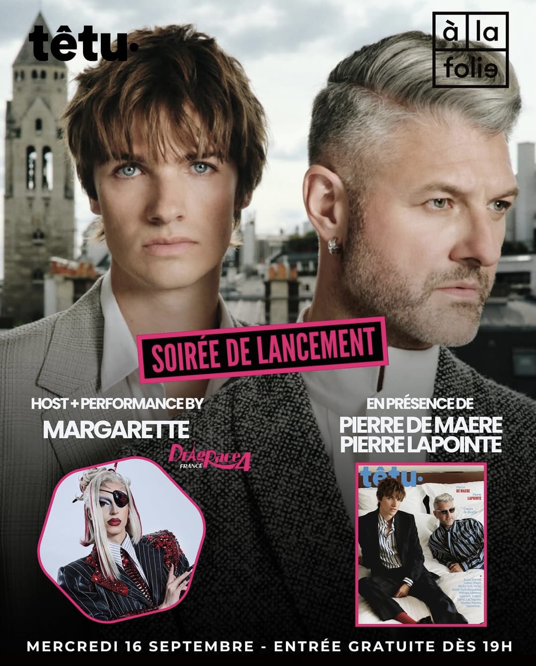 SOIRÉE DE LANCEMENT têtu automne 