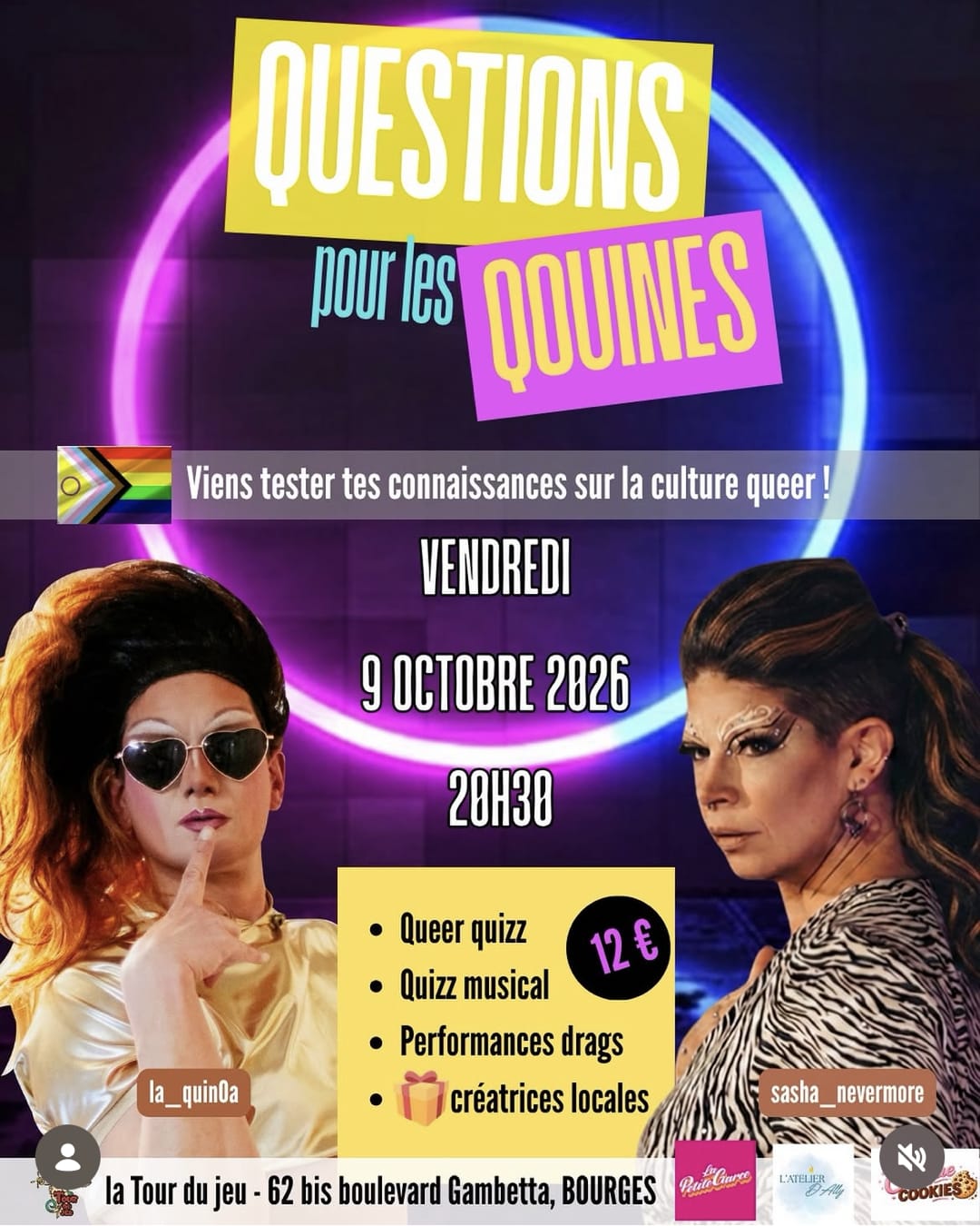 QUESTIONS POUR LES QOUINES