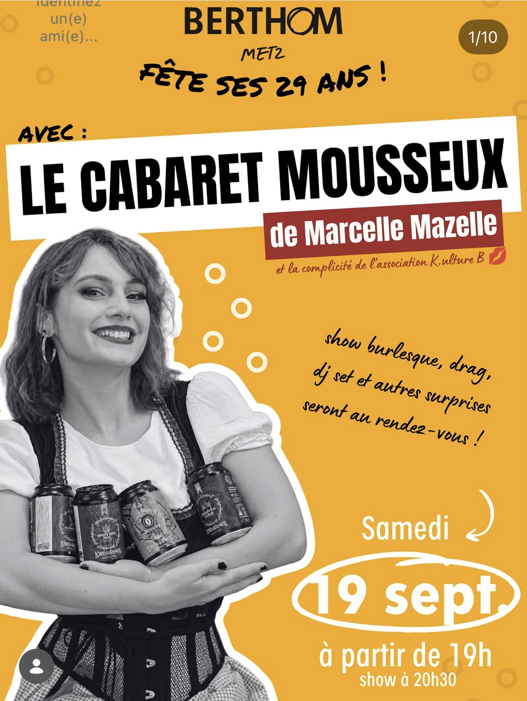LE CABARET MOUSSEUX DE MARCELLE MAZELLE