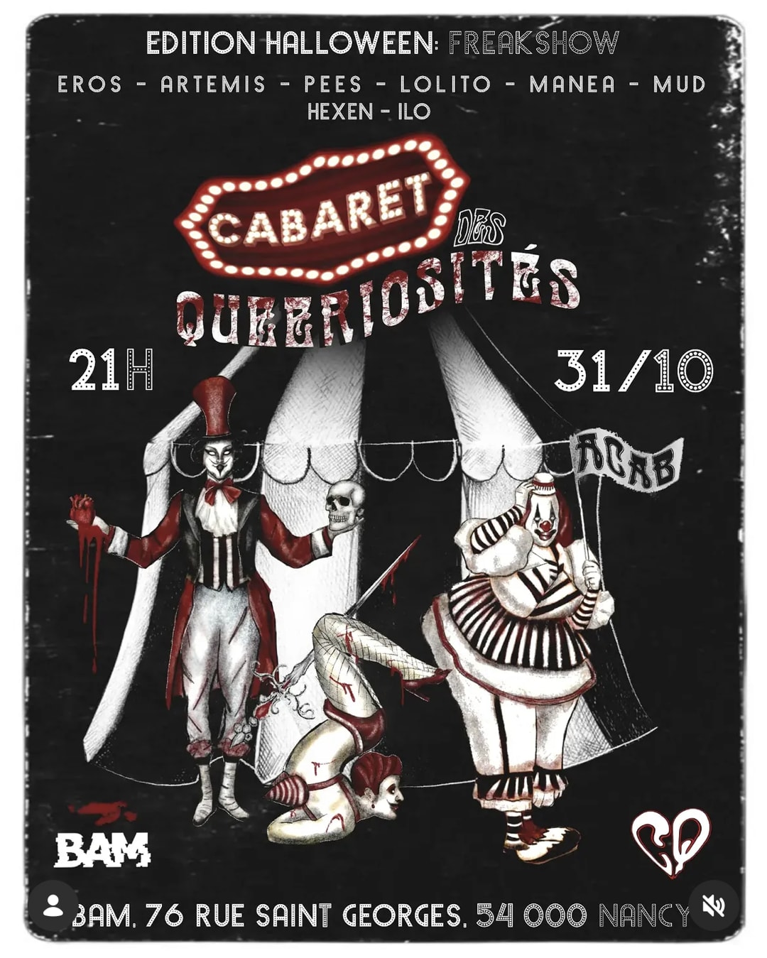 CABARET DES QUEERIOSITÉS
