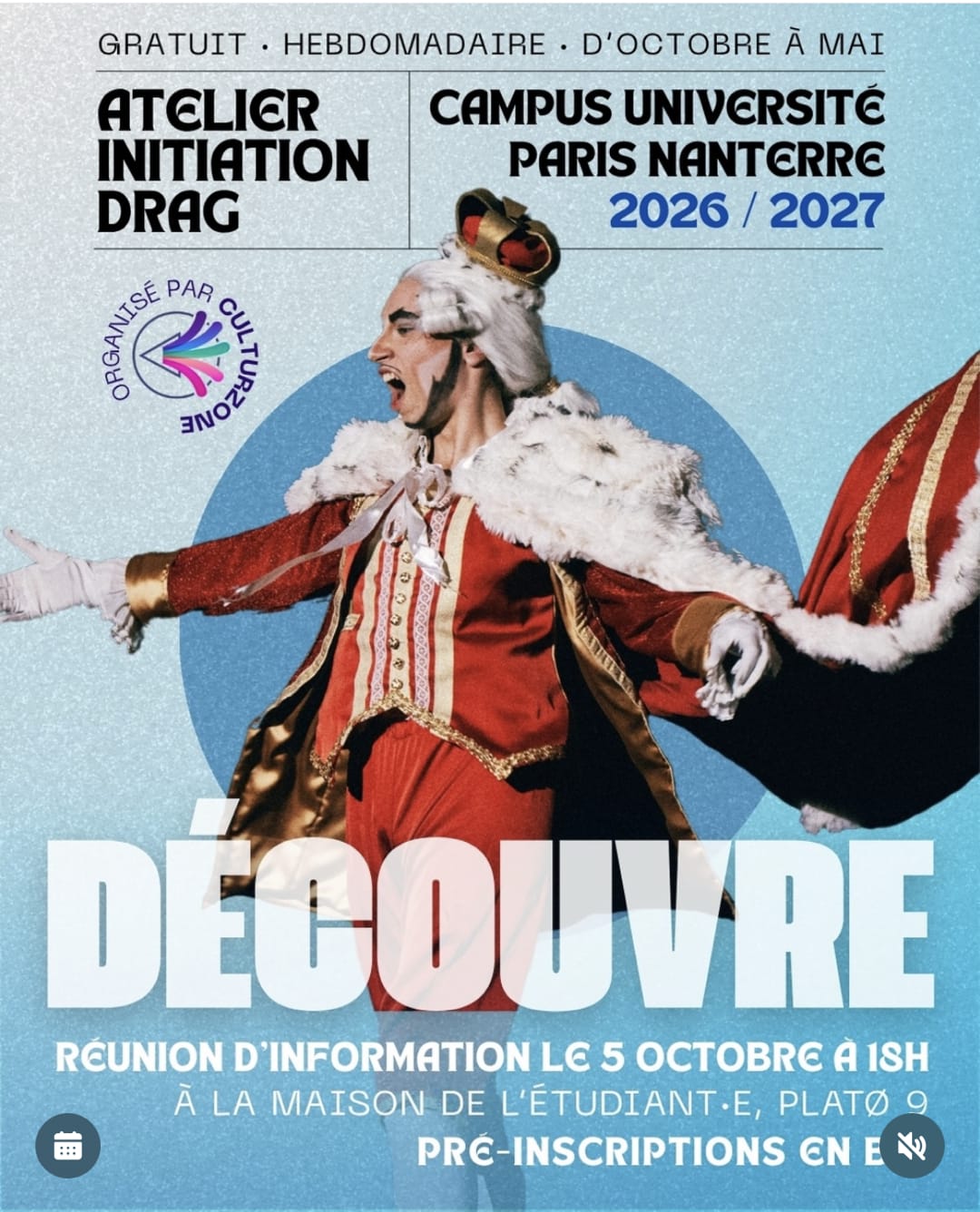 ATELIER INITIATION DRAG