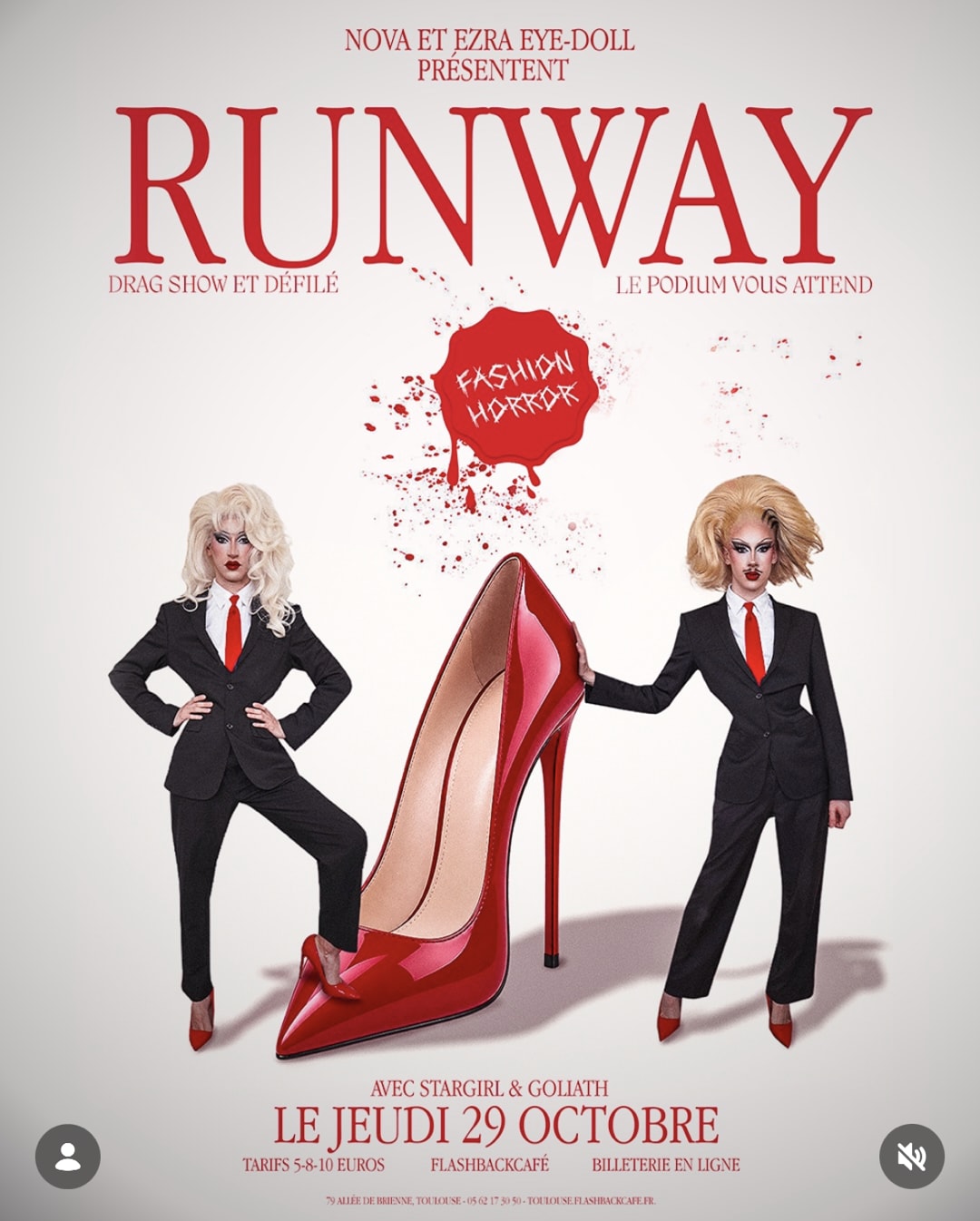 RUNWAY DRAG SHOW ET DÉFILÉ