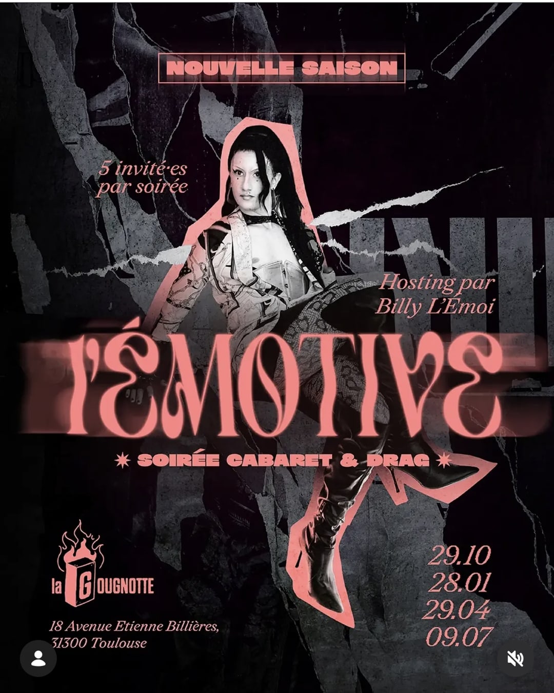 L’ÉMOTIVE, SOIRÉE CABARET ET DRAG