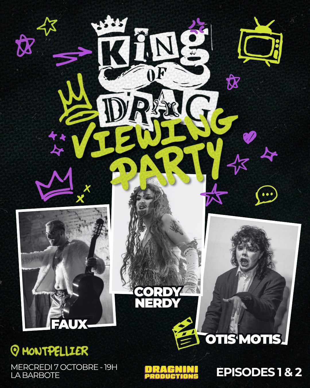 Viewing party King of Drag Montpellier