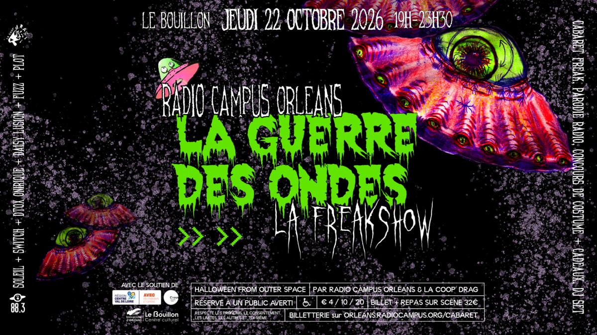 LA GUERRE DES ONDES - Cabaret radiophonique freak d'halloween