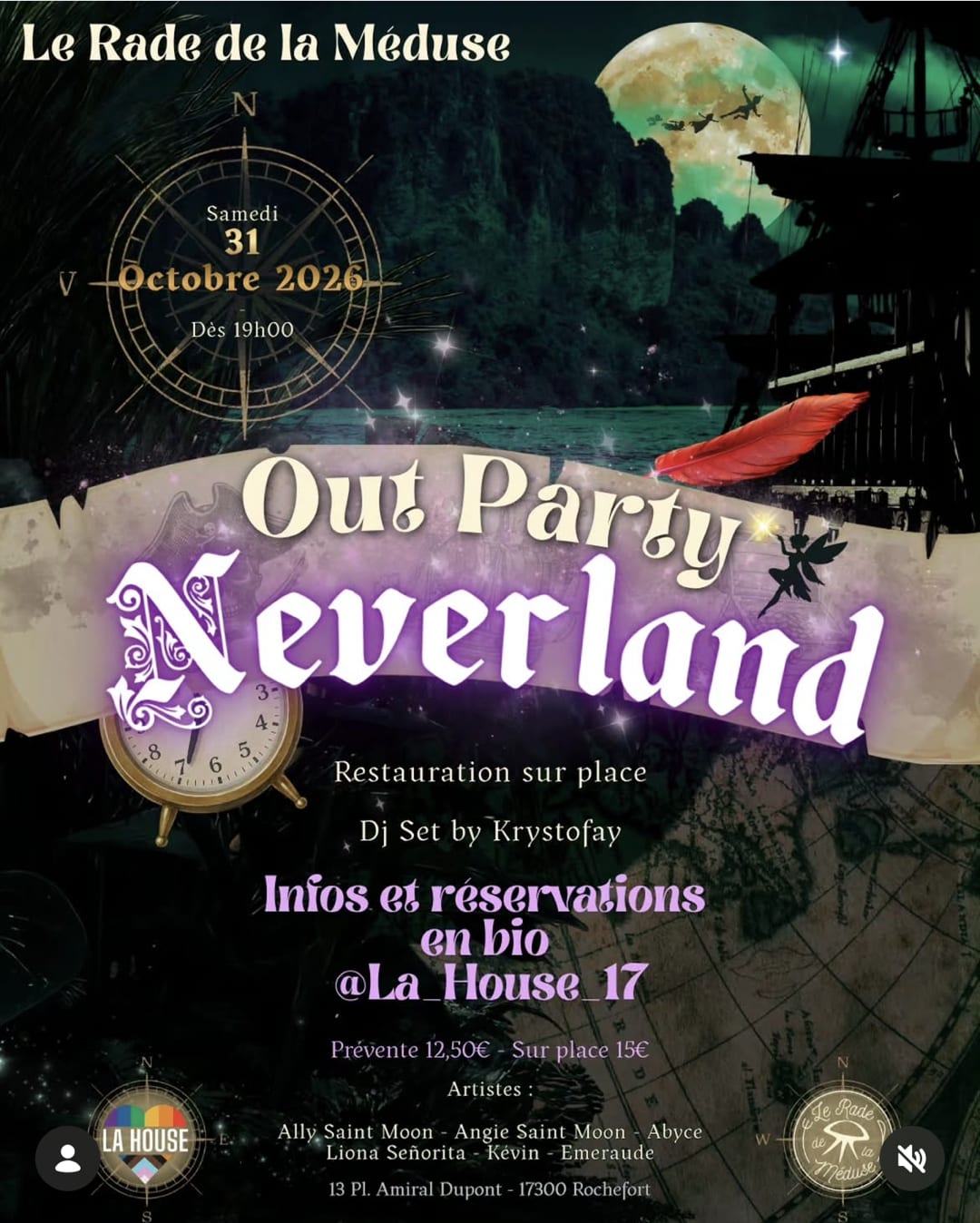 OUT PARTY NEVERLAND