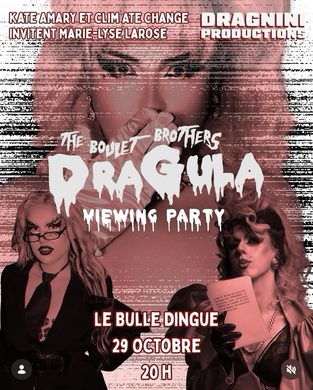 THE BOULET BROTHERS DRAGULA VIEWING PARTY