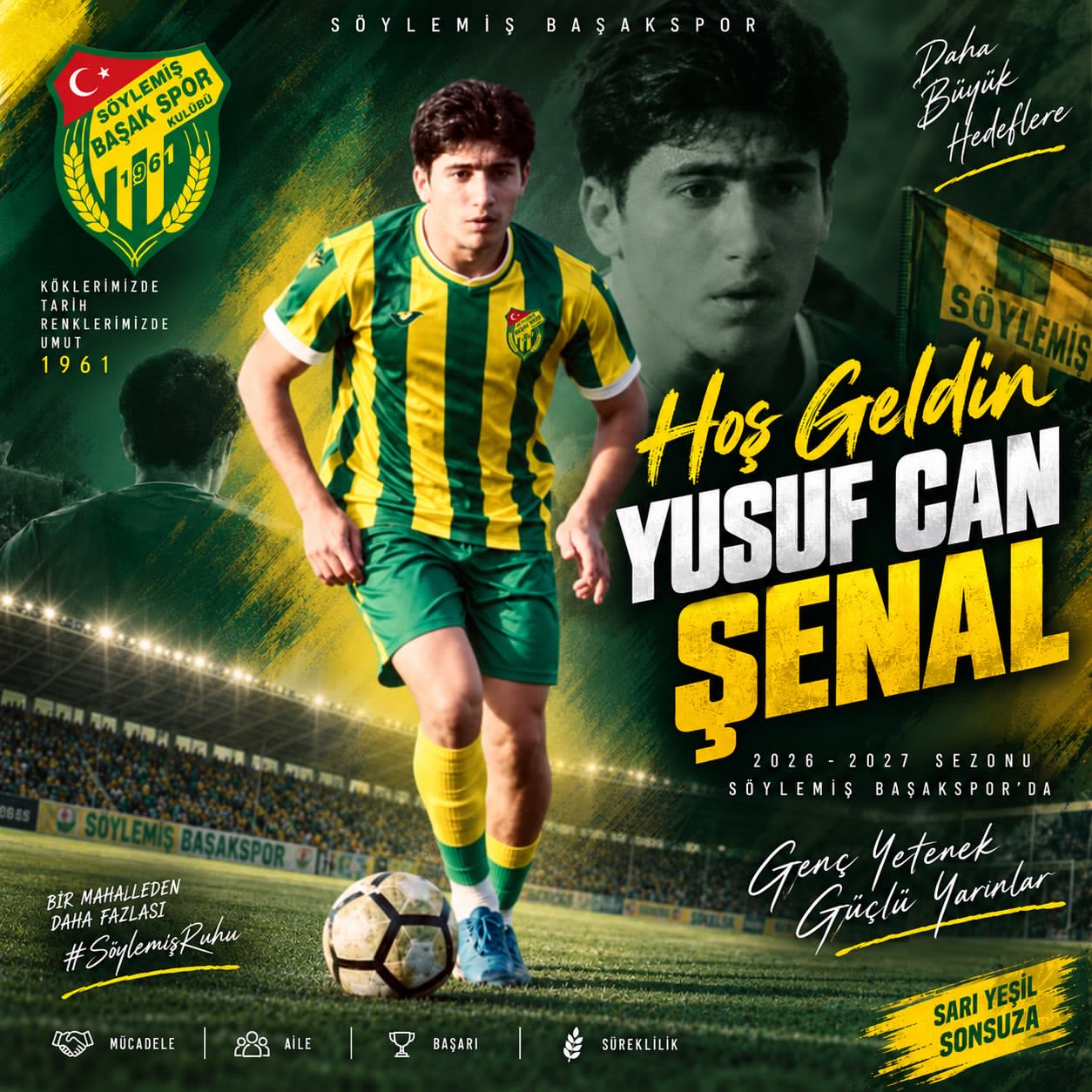 Hoş geldin Yusuf Can Şenal! 💛💚