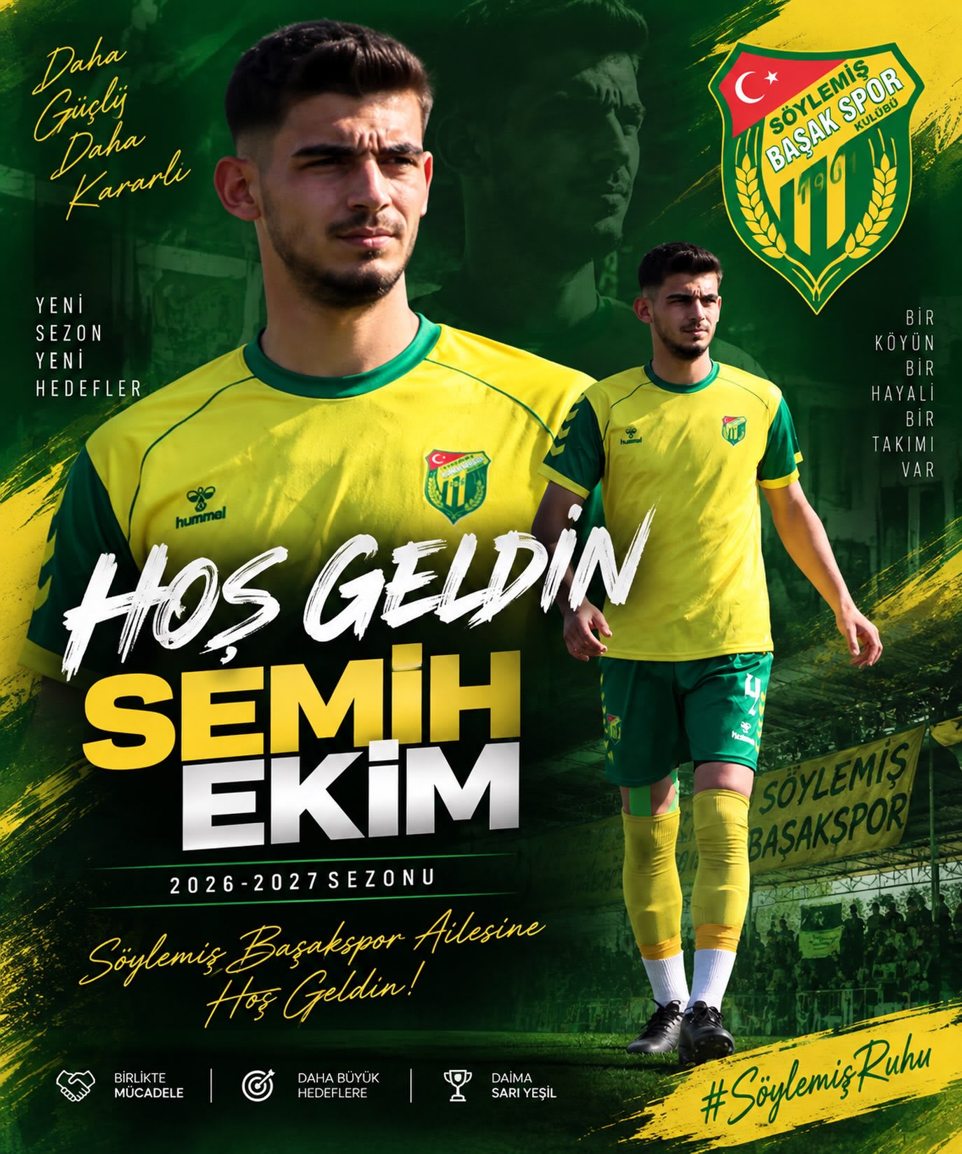 Hoş Geldin Semih Ekim! 💛💚