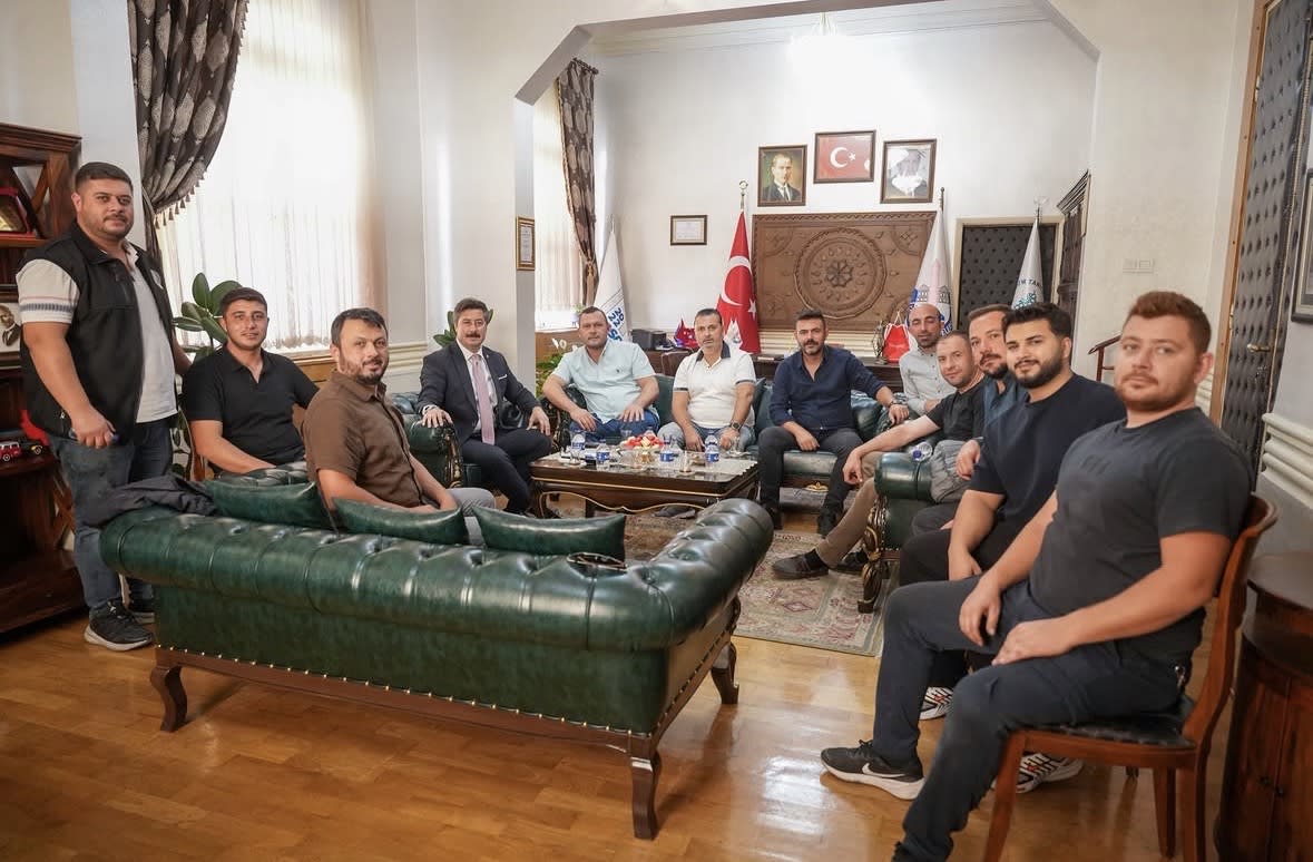 Yönetim Kurulumuzca Belediye Başkanımıza Ziyaret