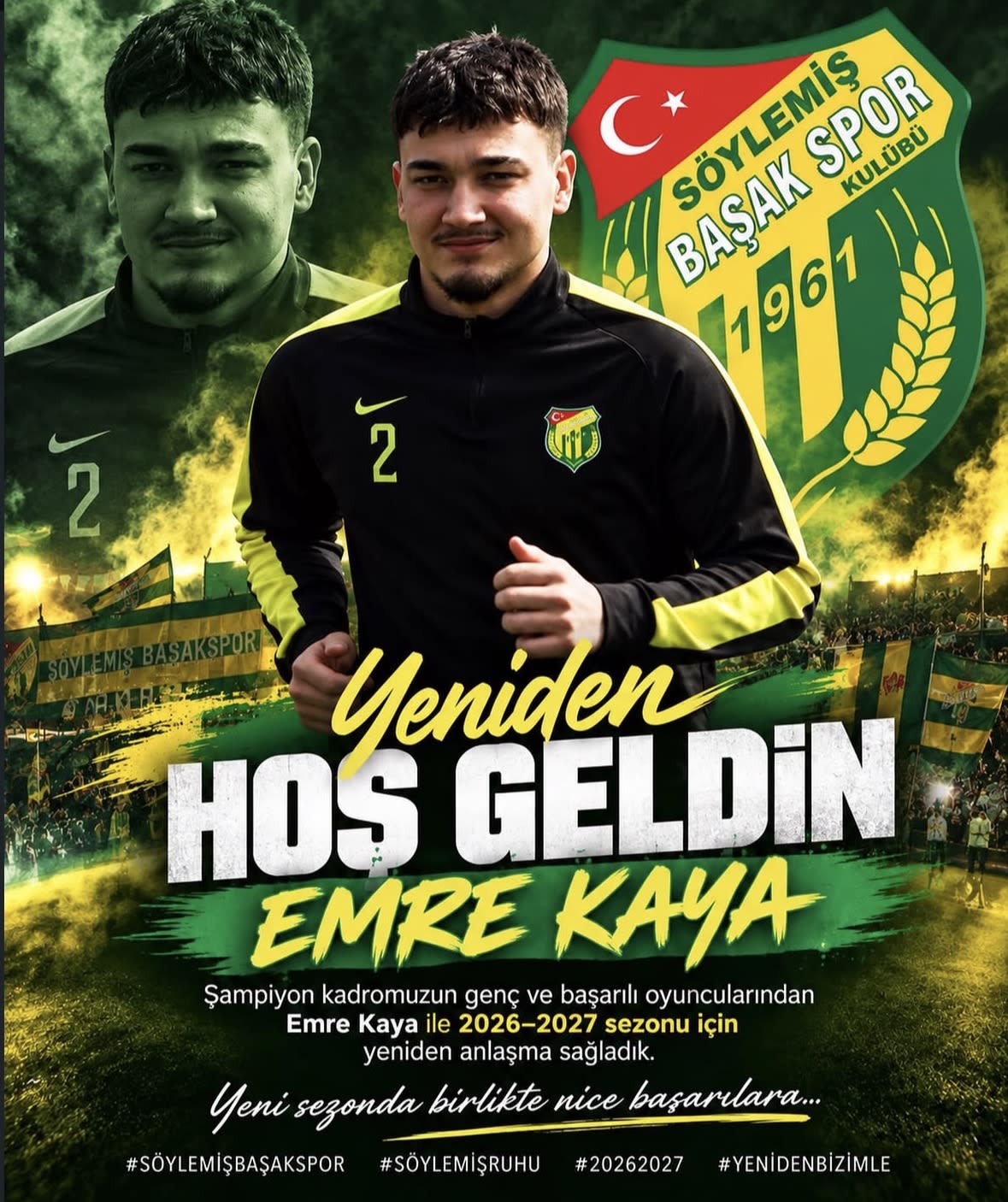 Yeniden Hoş Geldin Emre Kaya💚💛