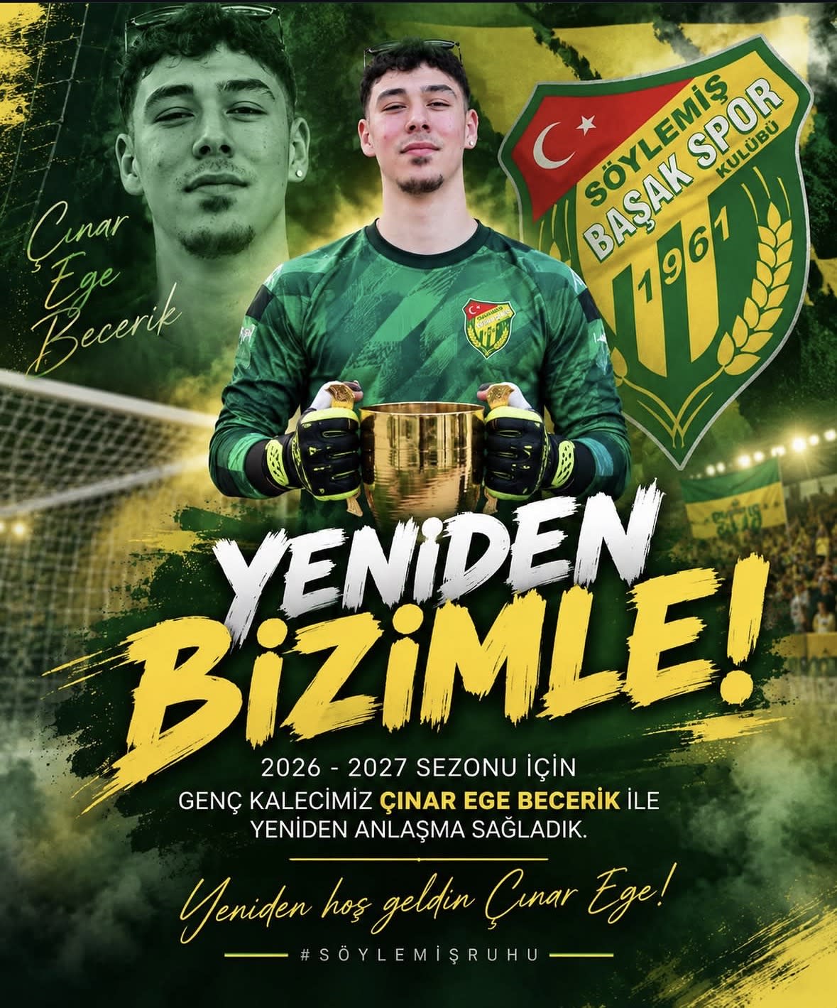 Yeniden Hoş Geldin Çınar Ege💛💚
