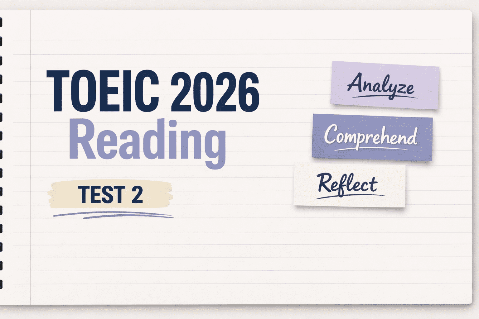 Đề thi thử T.O.E.I.C 2024 Test 02 Reading (100 câu)