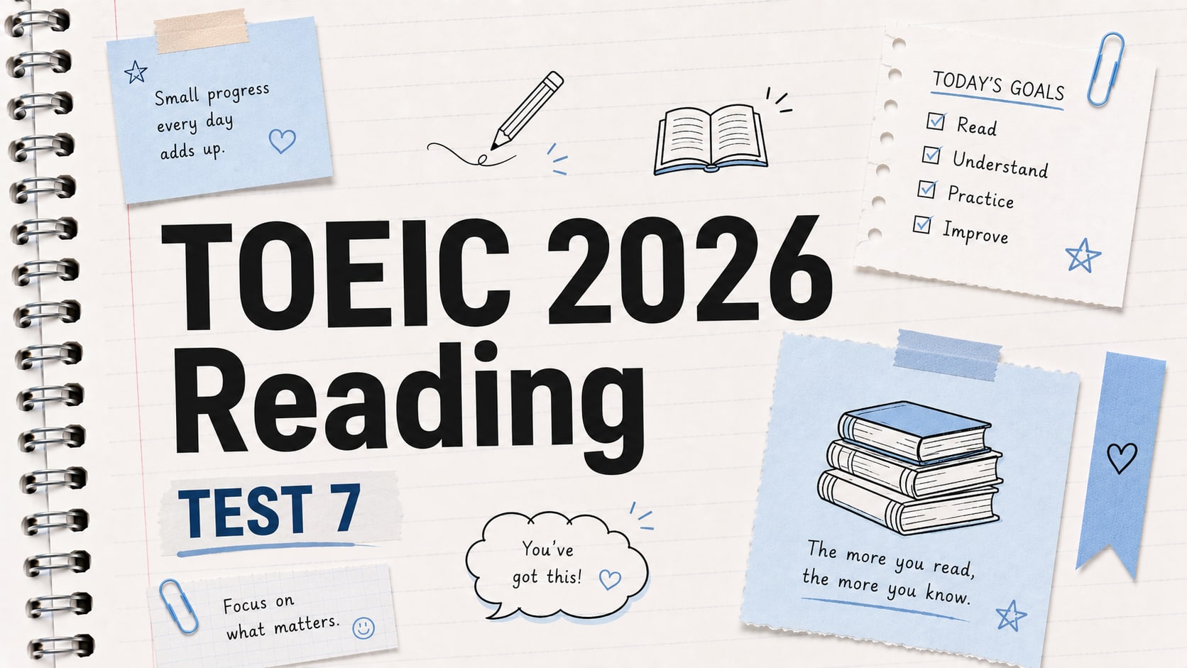 Đề thi thử T.O.E.I.C 2026 Test 7 Reading (100 câu)