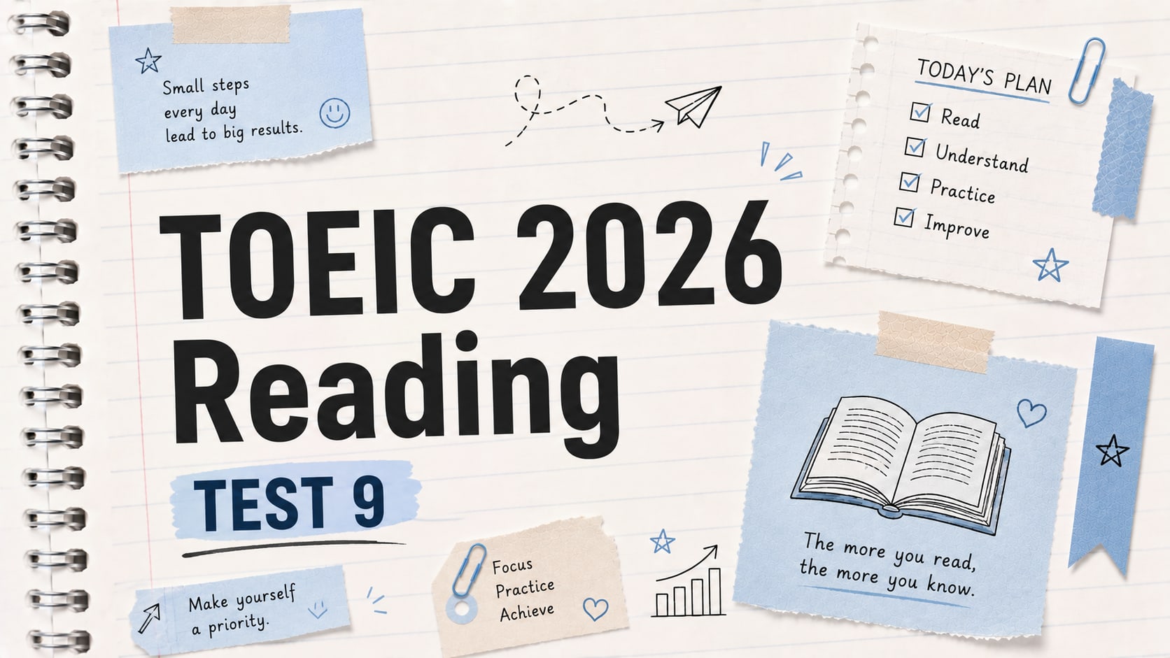 Đề thi thử T.O.E.I.C 2026 Test 9 Reading (100 câu)