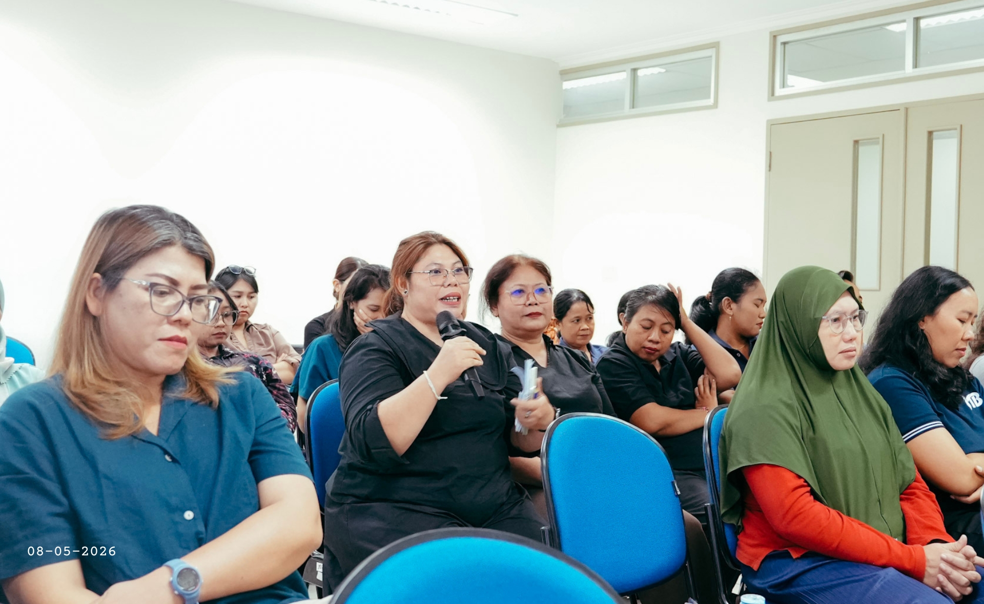 Women protection discussion session with participants at PT JTB Indonesia